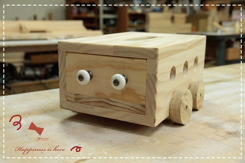幸福優木-木作設計館-學園作品-面紙盒