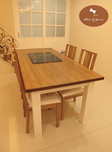 幸福優木-木作設計館-103年訂製六人餐桌