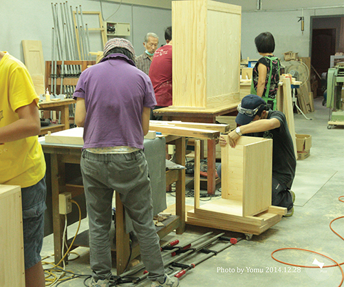 幸福優木-木作設計館-台南木工教學diy-學員自選作品製作過程2014年
