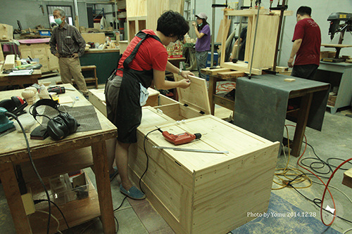 幸福優木-木作設計館-台南木工教學diy-學員自選作品製作過程2014年