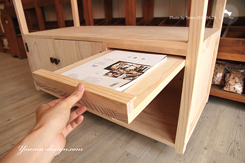 幸福優木-木作設計館--台南-木作課程-diy作品-擺飾雜誌櫃-原木傢俱製作-環保素材