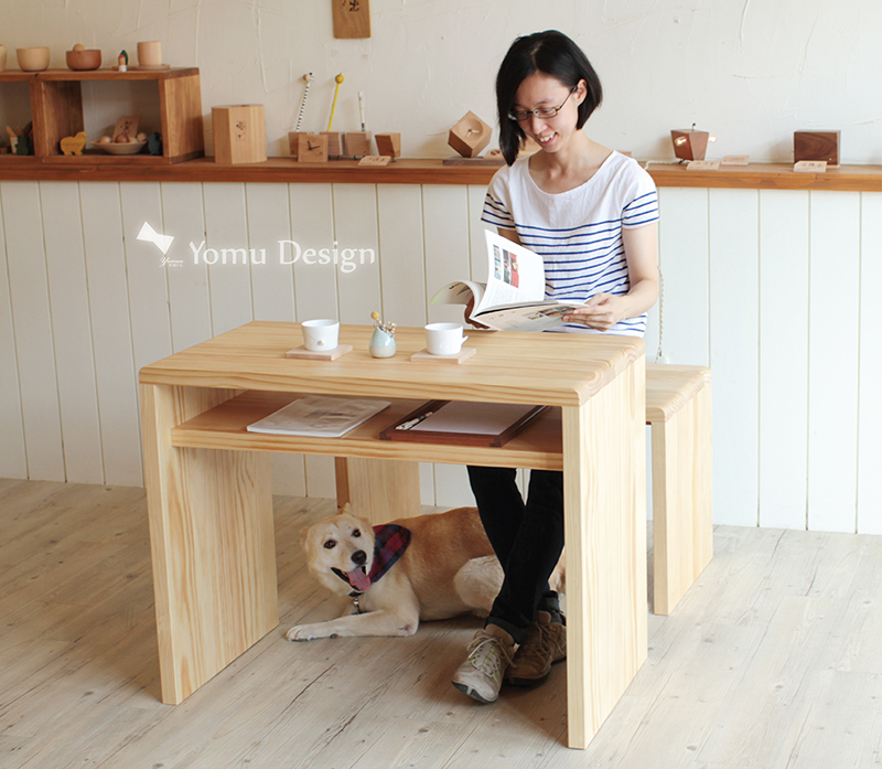幸福優木-木作設計館-Yomu-Design-原木傢俱訂製-客製化傢俱-台南傢俱-收納桌椅組-ㄇ字型桌椅-傢俱木作課程