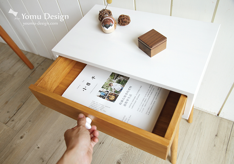 幸福優木-木作設計館-Yomu-Design-簡約風小桌迷你版-原木傢俱-床頭桌