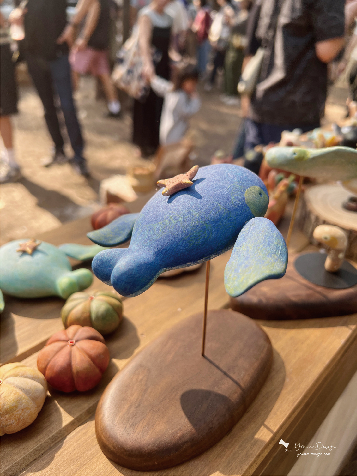 幸福優木-木作設計館-Yomu Design-優木-優木設計-灰熊綠展-10週年-寧靜海-台南木作-木作體驗-親子DIY-外出教學-質感木工-美感教育-魟魚-鯨魚-海洋系-花園鰻-苗栗通霄-通霄海水浴場-七田皿-小皿-木工教學-木作訂製-木偶-木雕-兒童木作--創作者-