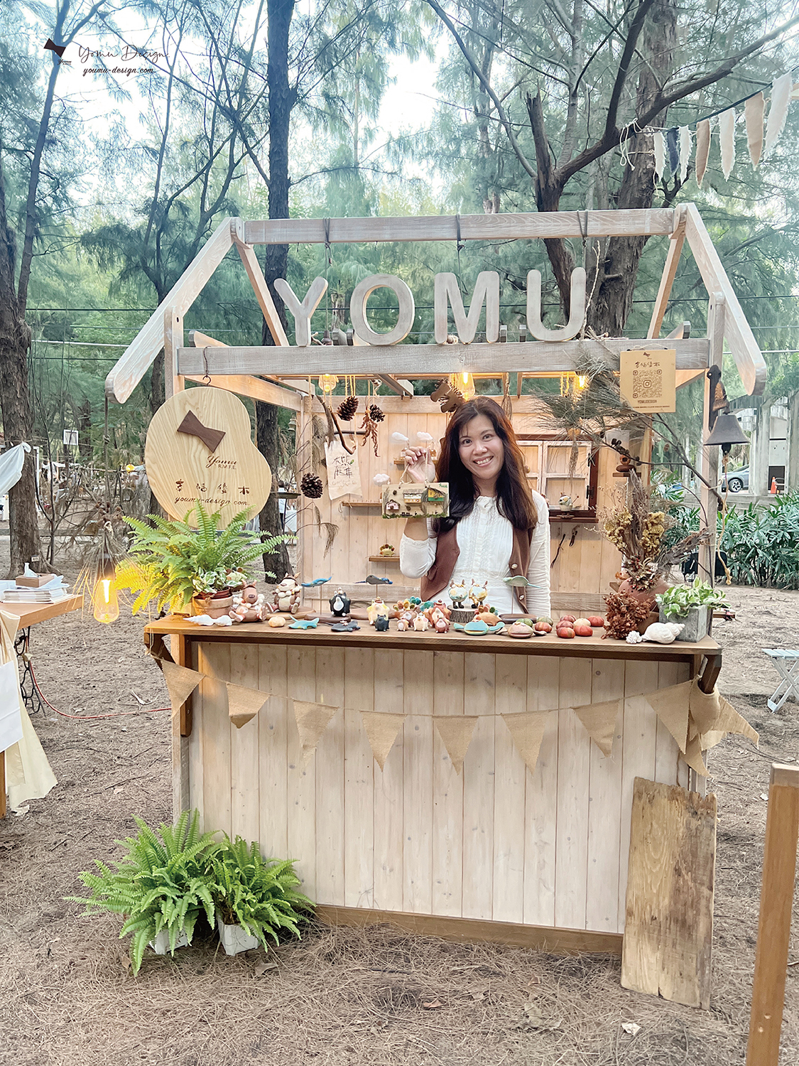 幸福優木-木作設計館-Yomu Design-優木-優木設計-灰熊綠展-10週年-寧靜海-台南木作-木作體驗-親子DIY-外出教學-質感木工-美感教育-魟魚-鯨魚-海洋系-花園鰻-苗栗通霄-通霄海水浴場-七田皿-小皿-木工教學-木作訂製-木偶-木雕-兒童木作--創作者