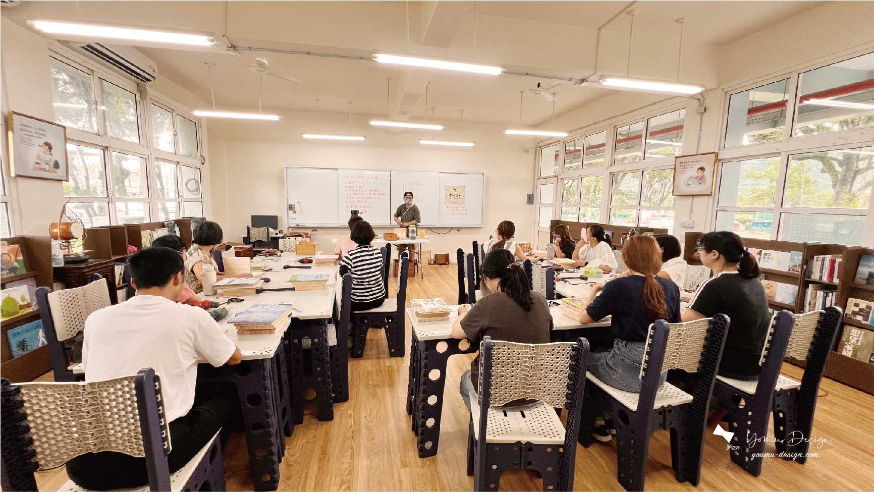 幸福優木-木作設計館-Yomu Design-優木設計-優木老師-木作體驗-木作課程-手作課程-DIY-台南木作-小木櫃-小書架-06