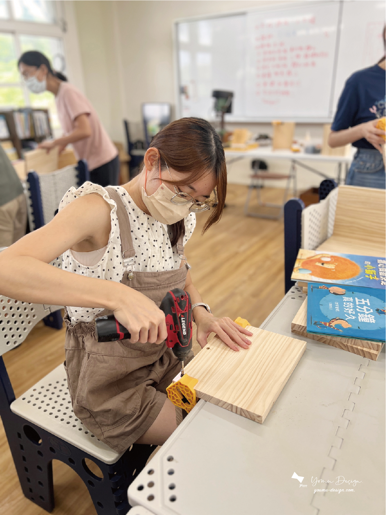 幸福優木-木作設計館-Yomu Design-優木設計-優木老師-木作體驗-木作課程-手作課程-DIY-台南木作-小木櫃-小書架-20