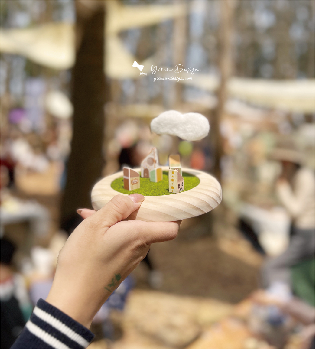 幸福優木-木作設計館-Yomu Design-優木-優木設計-灰熊綠展-10週年-寧靜海-台南木作-木作體驗-親子DIY-外出教學-質感木工-美感教育-魟魚-鯨魚-海洋系-花園鰻-苗栗通霄-通霄海水浴場-七田皿-小皿-木工教學-木作訂製-木偶-木雕-兒童木作--創作者-台南左鎮-化石森林-線香座-木質線香灰熊綠展11-化石森林-山精靈-幸福優木-13