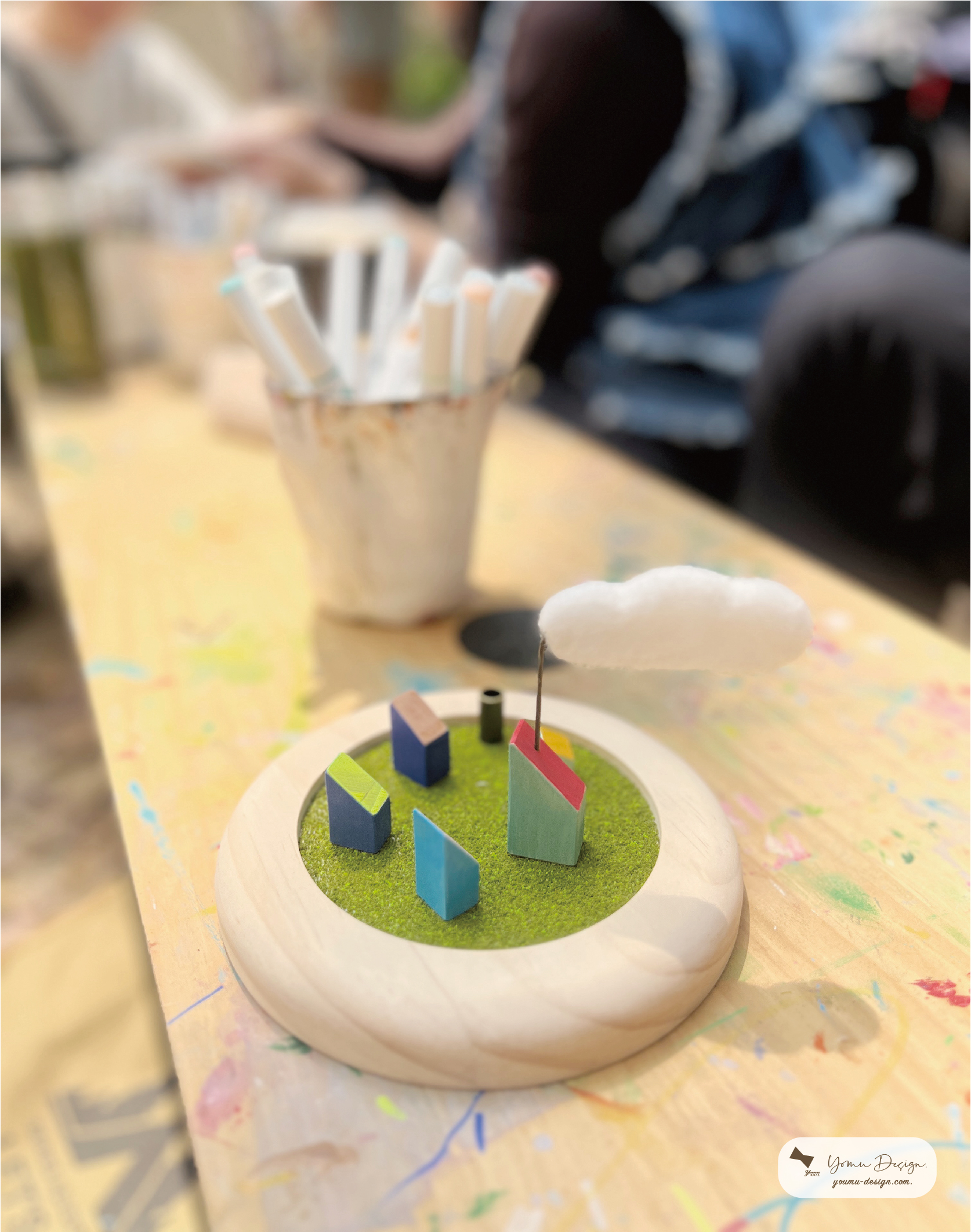 幸福優木-木作設計館-Yomu Design-優木-優木設計-灰熊綠展-10週年-寧靜海-台南木作-木作體驗-親子DIY-外出教學-質感木工-美感教育-魟魚-鯨魚-海洋系-花園鰻-苗栗通霄-通霄海水浴場-七田皿-小皿-木工教學-木作訂製-木偶-木雕-兒童木作--創作者-台南左鎮-化石森林-線香座-木質線香灰熊綠展11-化石森林-山精靈-幸福優木-27