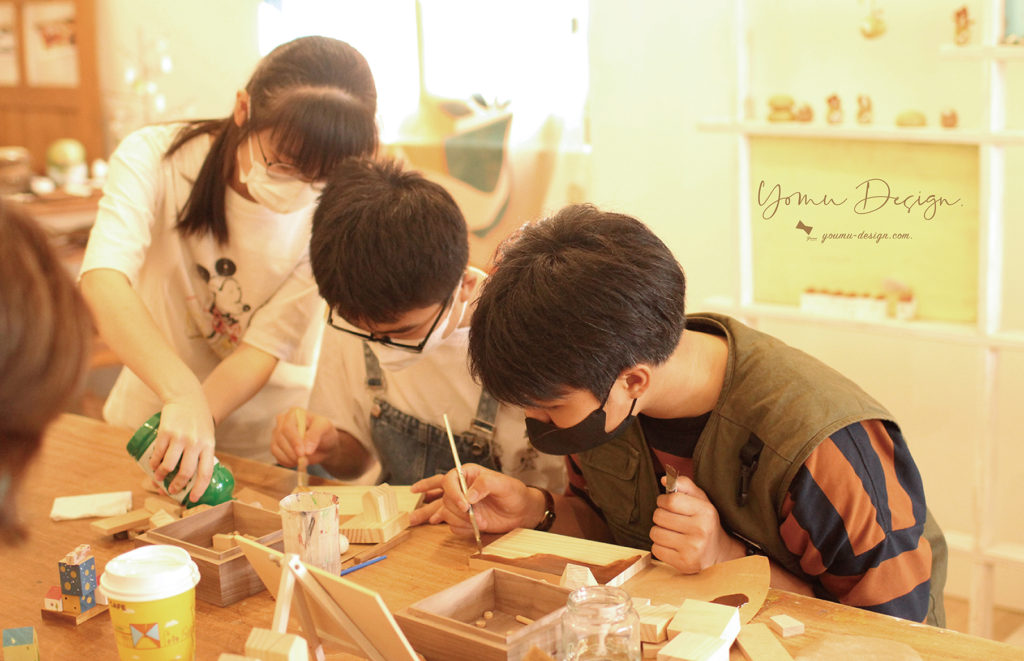 幸福優木-幸福優木木作設計館-Yomu Design-藝術課程-手繪-親子課程-diy-露營小朋友課程-材料包-原木-小木料-回收木料-著色紓 ...