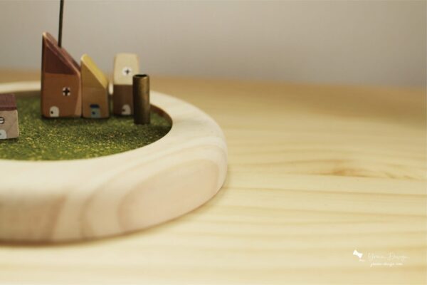 幸福優木-木作設計館-Yomu Design-優木設計-優木-優木老師-台南木作-台南木工-木作體驗-木作課程-木作DIY-親子體驗-親子diy-手作-小房子-線香座-薰香-療癒-手繪-小房子-七田皿-小皿-線香-原木-木質-質感